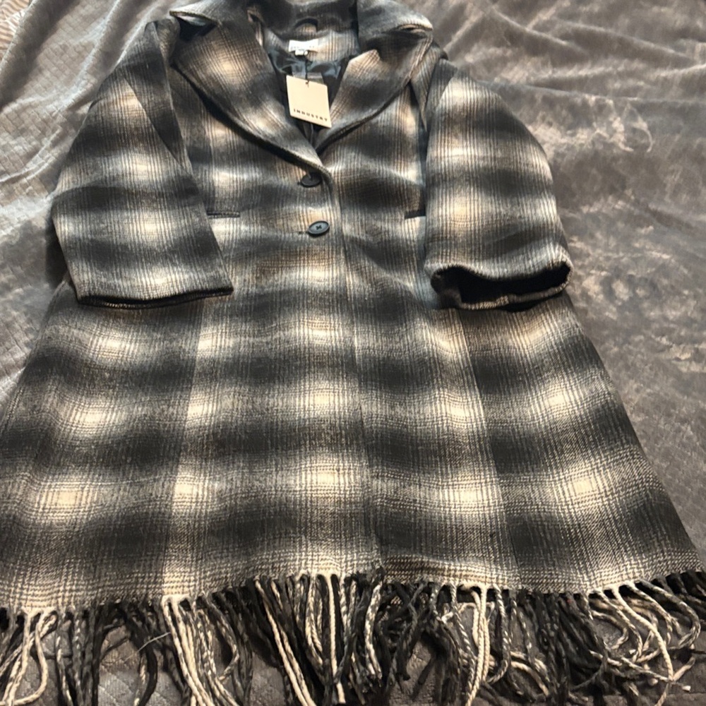 Industry by Republic Fringe Long Coat